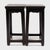 This pair of antique Chinese end tables marries simplicity of form with a touch of traditional craftsmanship. Known as...