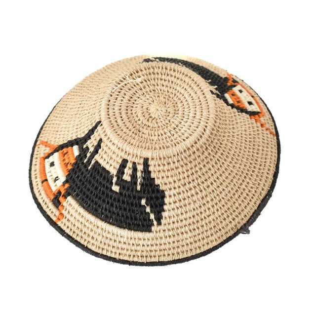 Early 20th Century Early 20th Century Sisal Handwoven Cape Buffalo Basket Eswatini 7inch For Sale - Image 5 of 6
