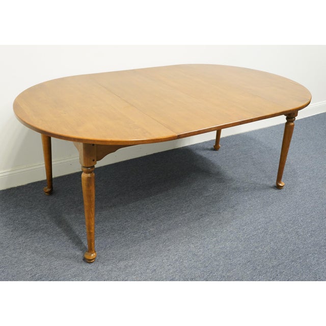 Ethan Allen Circa 1776 Solid Hard Rock Maple 74" Dining Table 186803