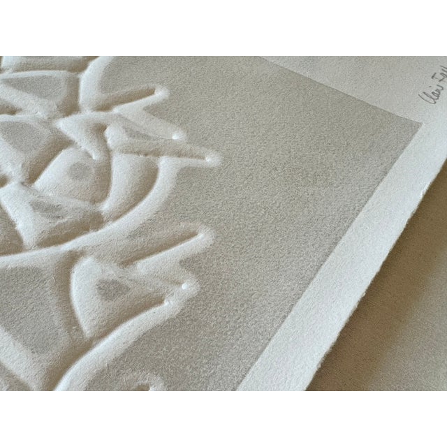 Paper 1972’ Claire Falkenstein (American 1908-1997), “Struttura Grafica” Work on Paper For Sale - Image 7 of 17