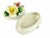 Mid 20th Century Mid 20th Century Nuona Capodimonte Roses Flower Trinket Box For Sale - Image 5 of 6