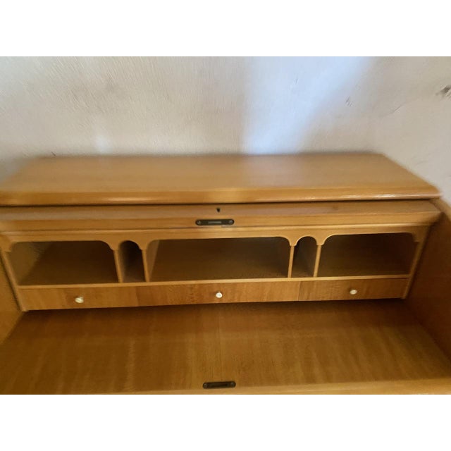 Wood Scandinavian Teak Secretary in the style of Egon Ostergaard, 1960s For Sale - Image 7 of 18