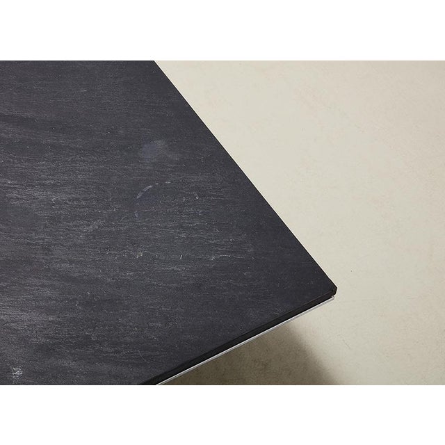 Black Slate Coffee Table attributed to Horst Bruning for Kill International, Germany, 1960s For Sale - Image 8 of 10