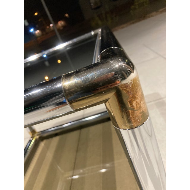 Tubular Chrome End Table For Sale - Image 12 of 13