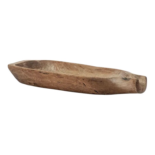 Rustic Swedish Spouted Salting Trough For Sale