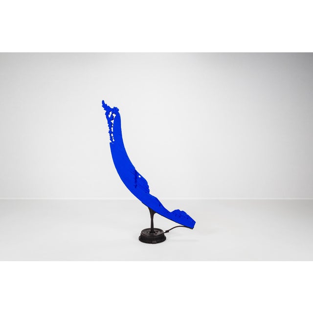 Handcrafted Ultramarine Sculpture by Bruno Helgen. Made in Bali, 2000’s. Bruno Helgen is a French artist and designer,...