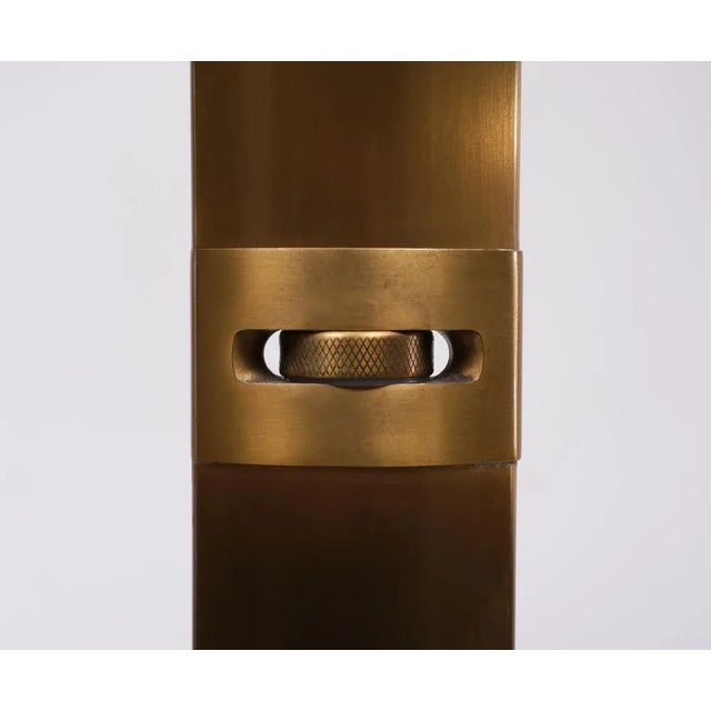 1980s Bronze Floor Lamp, Germany, 1985 For Sale - Image 5 of 13