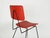 Italian Black Metal & Red Skai Side Chairs, 1950s, Set of 2 For Sale - Image 6 of 12