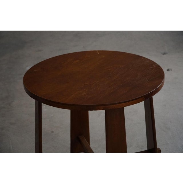 Danish Modern Sculptural Oak Side or Console Table, 1940s For Sale - Image 6 of 18