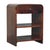 Chestnut-Finish Mango Wood 1-Drawer Open-Shelf Nightstand For Sale - Image 4 of 8