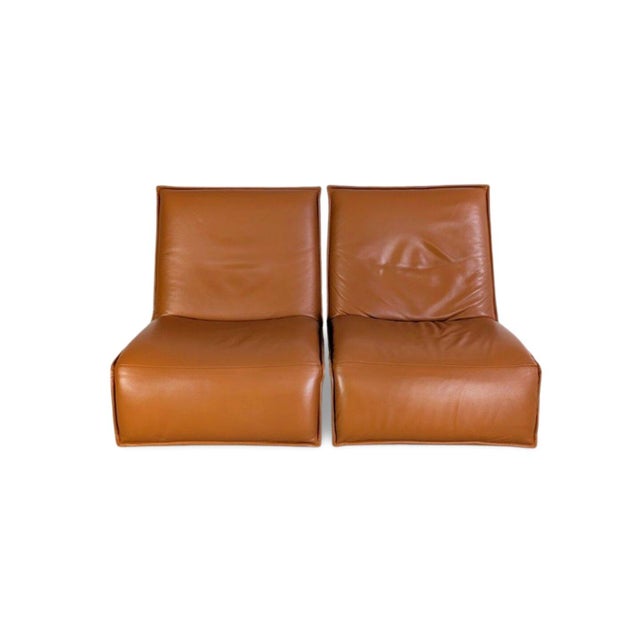 Epos Free Motion Armchair in Cognac Brown Leather from Koinor For Sale - Image 15 of 15