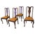 Wood Queen Anne Oak Dining Chairs, 1900, Set of 4 For Sale - Image 7 of 7