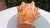 Art deco cake stand, 1930s, glass, United Glassware STS Abel, dimensions: height: 15,7 cm, diameter: 19,5 cm.