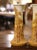 Decorate a mantel or a console with this elegant pair of antique enamel vases. Created in southern France, the colorful...