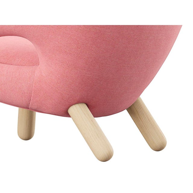 Pelican Chair in Wood and Fabric by Finn Juhl for Design M For Sale - Image 9 of 18