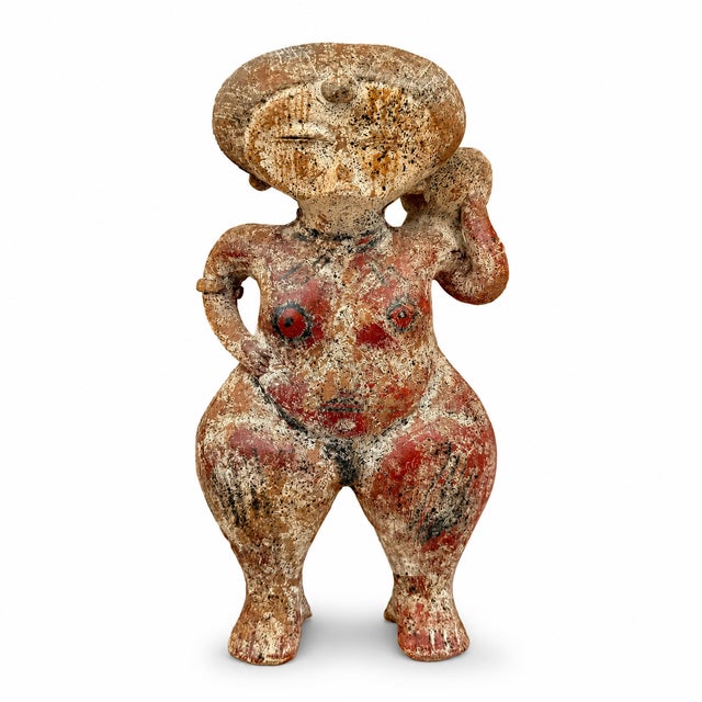Nayarit Chinesco Standing Female Figurine For Sale