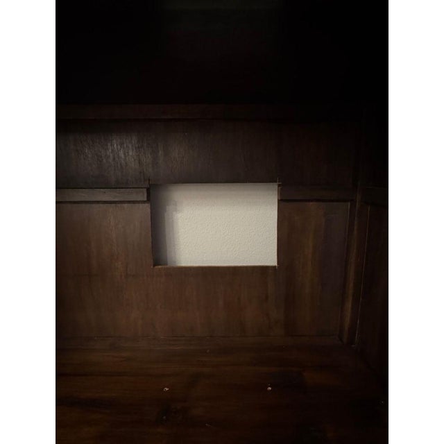 Vintage Indonesian Armoire With Natural Rattan Door Panels, C. 1990s For Sale - Image 16 of 16