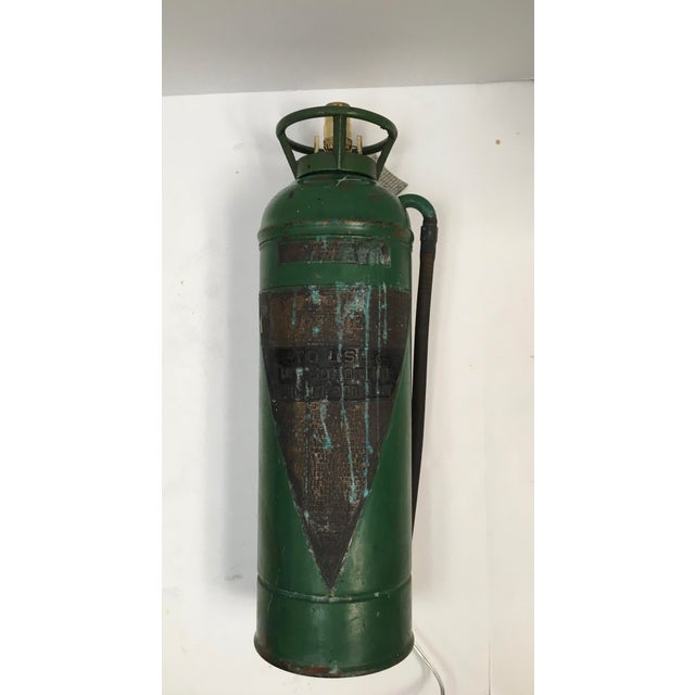 Copper & Brass Fire Extinguisher Lamp Chairish