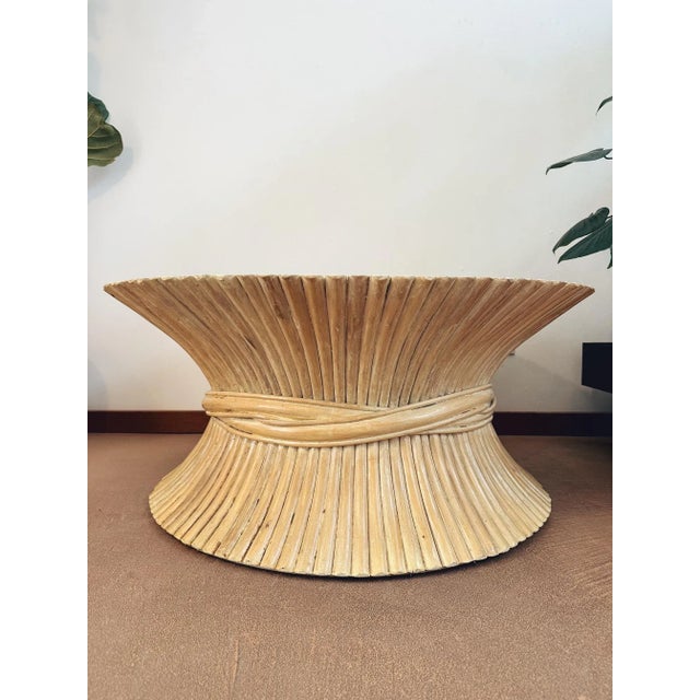 'Sheaf of Wheat' Low Table Attributed to McGuire For Sale - Image 12 of 12