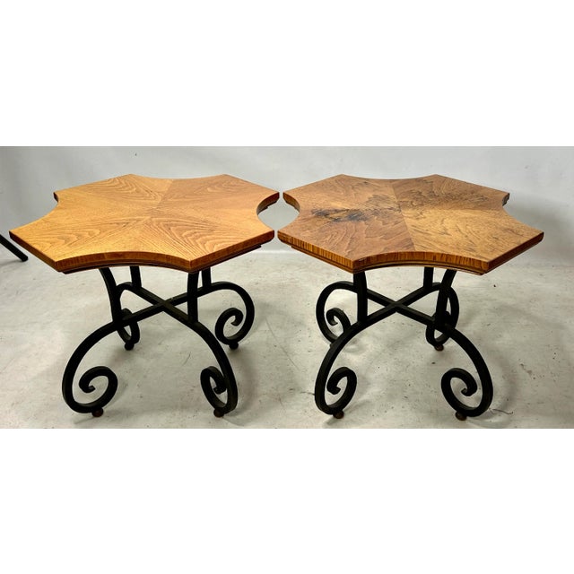 Mid-Century Modern Vintage Drexel Heritage Side Stands - a Pair For Sale - Image 3 of 12