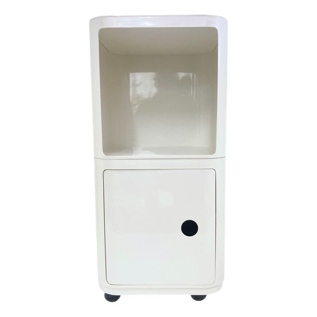 Double Componibili Container in Plastic by Anna Castelli Ferrieri for Kartell, 1960s For Sale