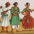 Indian Company School, Nautch Dancing Girl & Musicians, 1800s, Gouache on Paper For Sale - Image 3 of 9