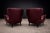 Pair of Brazilian Modernist Armchairs in Hardwood, Burgundy Leather & Bouclé by Carlo Hauner, 1950s – Lot 466 For Sale - Image 11 of 15
