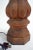 Tall Hand-Carved Balustrade Redwood Lamp For Sale In San Francisco - Image 6 of 7