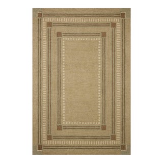 Chris Loves Julia x Loloi Alfie Green / Natural 3'-6" x 5'-6" Accent Rug For Sale