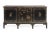 Exceptional Chinoiserie Marble Top Breakfront Sideboard For Sale - Image 10 of 12