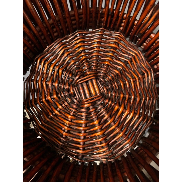 Antique Wicket Basket For Sale - Image 12 of 12