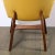 Mid Century Walnut Back Chair in Yellow Loro Piana Cashmere by Adrian Pearsall For Sale - Image 12 of 13