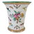 Vintage Chinese Export Porcelain Cachepot – Botanical Fruit & Butterflies Motif With Gilt Trim For Sale - Image 4 of 10