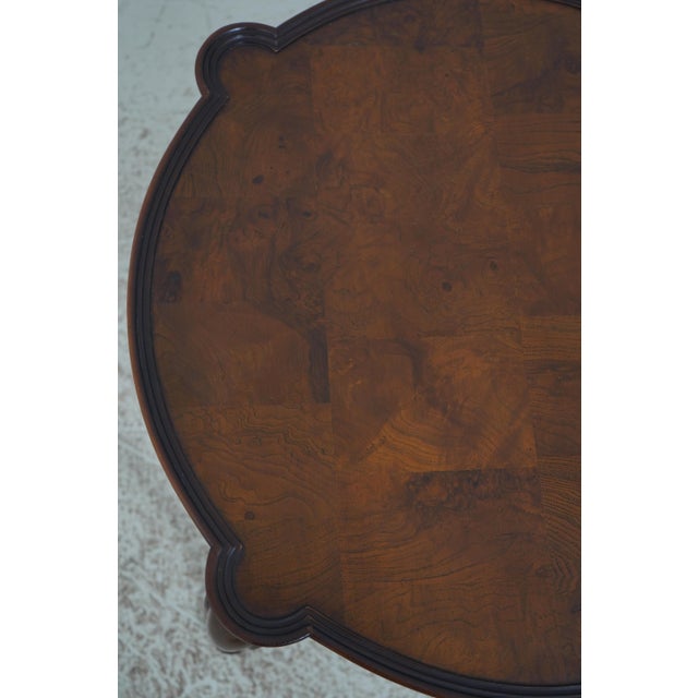 Wood Hekman George III Style 1 Drawer Lamp Table For Sale - Image 7 of 12