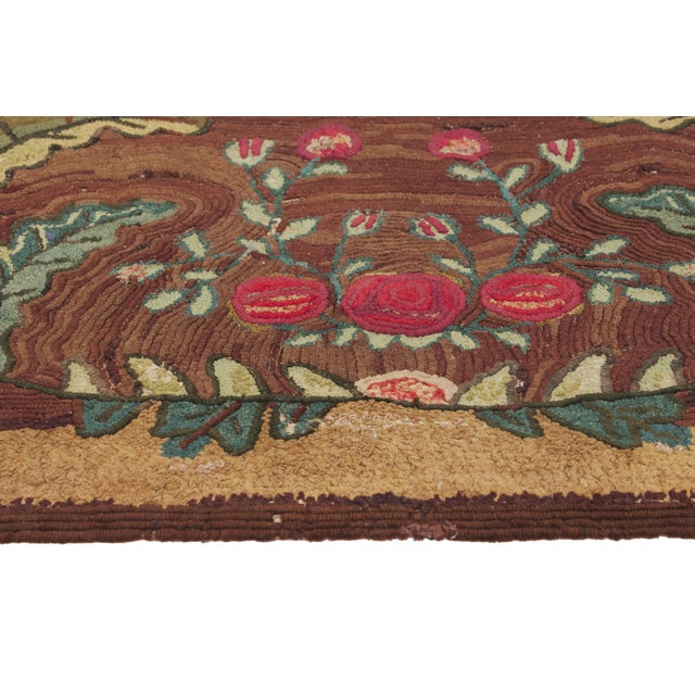 Antique American Hooked Rug, 02'07 X 04'10 For Sale - Image 4 of 10