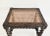 Wood Early 20th C Jacobean Style Barley Twist Footstool W/ Cane Seat For Sale - Image 7 of 9