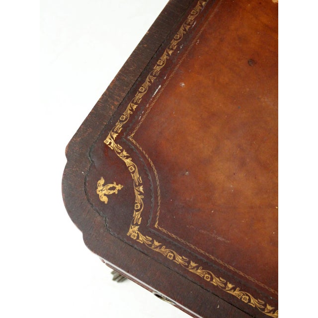 Vintage Regency Style Game Table For Sale - Image 10 of 12