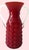 Mid-Century Italian Red Glass Vase with Sculptural Clear Handles, 1970s For Sale - Image 10 of 10