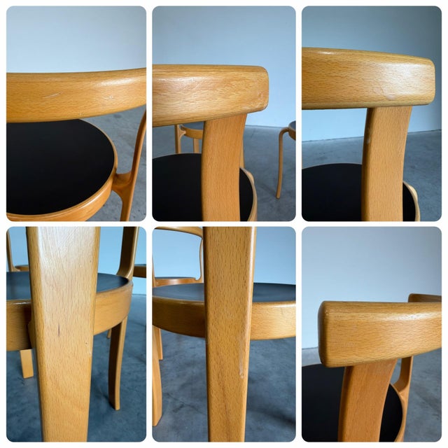 Vintage Rud Thygesen and Johnny Sørensen for Magnus Olesen 8000 Series Dining Set, 7pcs For Sale - Image 12 of 12