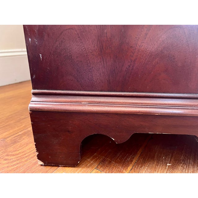 1980s Vintage Drexel Chippendale Mahogany High Chest For Sale - Image 11 of 14
