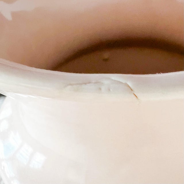 Mid Century Modern Pink Art Pottery Vase For Sale - Image 4 of 8