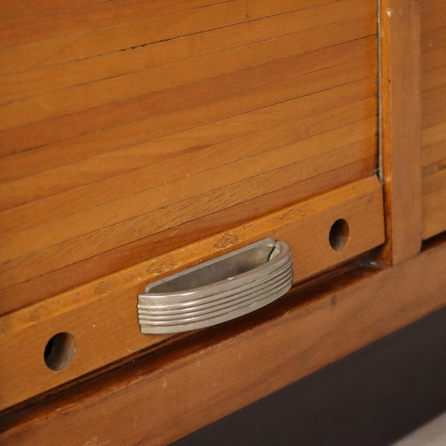 Vintage Rolling Shutter Cabinet, 1950s For Sale - Image 6 of 10