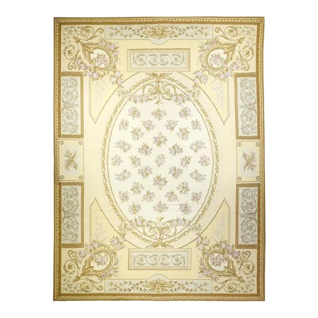 Aubusson Rug 9'10'' X 13'10'' For Sale