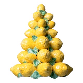 Ceramic Lemon Centerpiece, 1970s For Sale