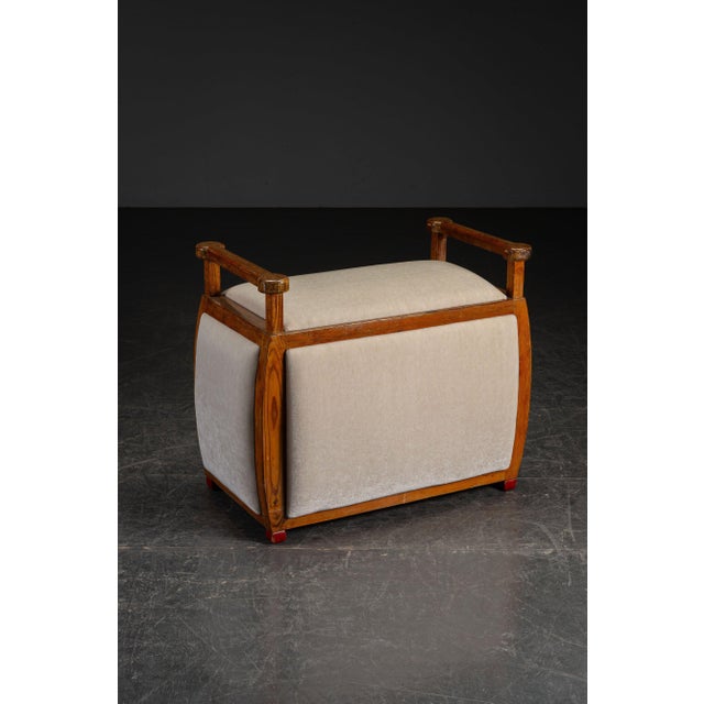 Vintage Art Deco Stool, 1930s For Sale - Image 16 of 16