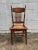 Early 20th Century Set of 8 Antique Oak Press Back Cane Seat Dining Chairs For Sale - Image 4 of 13