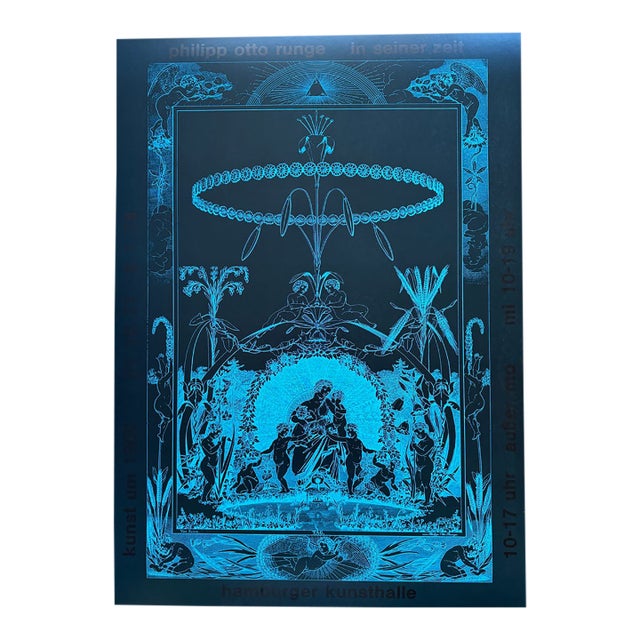 Almir Mavignier (1925–2018), Philipp Otto Runge Und Seine Zeit, Tageszeiten: Tag, Kunsthalle Hamburg, 1977, Exhibition Poste, Printed in Germany For Sale