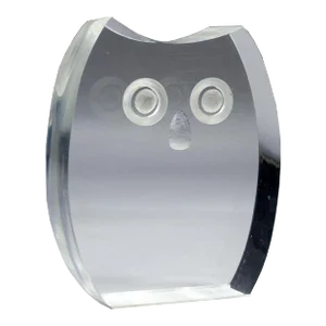 Mid 20th Century Guzzini Italy Larger Size Lucite Owl