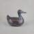 Vintage Pewter Duck Trinket Box Copper Inlay Feather Detail Lidded Dish Gray For Sale - Image 4 of 10