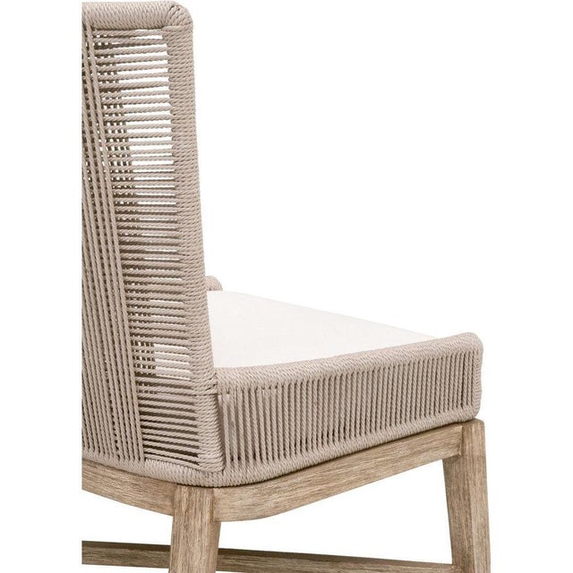 Brown Essentials For Living Overlay Fabric Dining Chairs - Set of 2 For Sale - Image 8 of 9